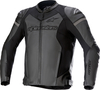 Alpinestars GP Force Airflow,  leather jacket perforated,  color: Black/Black,  size: 54