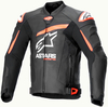 Alpinestars GP Plus R V4 Airflow,  leather jacket perforated,  color: Black/Neon-Red/White,  size: 58