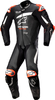 Alpinestars GP Plus V4,  leather suit 1pcs.,  color: Black/White,  size: 56