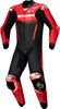 Alpinestars GP-R7,  leather suit 1pcs.,  color: Black/Red,  size: 52