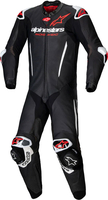 Alpinestars GP-R7,  leather suit 1pcs.,  color: Black/White/Neon-Red,  size: 46