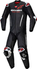 Alpinestars GP-R7,  leather suit 1pcs.,  color: Black/White/Neon-Red,  size: 54