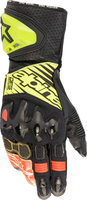 Alpinestars GP Tech V2,  gloves,  color: Black/Neon-Yellow/White/Neon-Red,  size: S