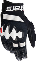 Alpinestars Halo,  gloves,  color: Black/White,  size: S