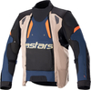 Alpinestars Halo,  textile jacket Drystar,  color: Black/Dark Blue/Beige/Orange,  size: XXL