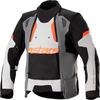 Alpinestars Halo,  textile jacket Drystar,  color: Black/Grey/Light Grey/Orange,  size: XL