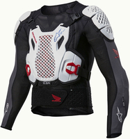 Alpinestars Honda Bionic Plus V2,  protector jacket,  color: Black/White/Blue/Light Red,  size: S
