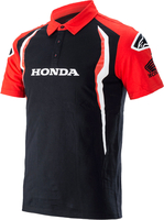 Alpinestars Honda Teamwear S21,  polo shirt,  color: Red/Black,  size: 4XL