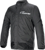 Alpinestars Hurricane Rain V2,  rain jacket,  color: Black,  size: XL