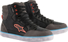 Alpinestars J-6 Canvas,  shoes waterproof,  color: Black/Dark Grey/Light Blue,  size: 9 US