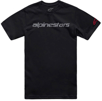 Alpinestars Linear Wordmark 2.0 CSF,  t-shirt,  color: Black/Grey/Red,  size: XL