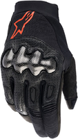 Alpinestars Megawatt S23,  gloves,  color: Black/Neon-Red,  size: S