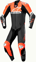 Alpinestars Missile V2 Ward,  leather suit 1pcs.,  color: Black/Neon-Red/White,  size: 50