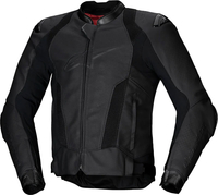 Alpinestars Missile V3 Airflow,  leather jacket,  color: Black/Black,  size: 60