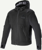 Alpinestars Moflow Air Tech Hoodie,  textile jacket,  color: Black/Black,  size: L