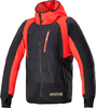 Alpinestars MO.ST.EQ Hybrid,  textile jacket,  color: Black/Red,  size: 4XL