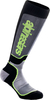 Alpinestars MX Plus,  socks,  color: Black/Grey/Neon-Yellow,  size: L
