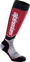 Alpinestars MX Plus,  socks,  color: Black/Grey/Red,  size: S