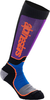 Alpinestars MX Plus,  socks youth,  color: Black/Blue/Purple,  size: M/L
