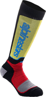Alpinestars MX Plus,  socks youth,  color: Black/Red/Yellow,  size: M/L