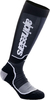 Alpinestars MX Plus,  socks youth,  color: Black/White,  size: M/L