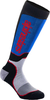 Alpinestars MX Plus,  socks youth,  color: Black/White/Blue,  size: M/L