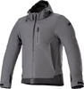 Alpinestars Neo,  textile jacket waterproof,  color: Grey/Black,  size: M