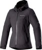 Alpinestars Neo,  textile jacket waterproof women,  color: Black/Black,  size: M
