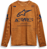 Alpinestars Nook Knit,  t-shirt long sleeve,  color: Brown/Dark Blue,  size: XXL