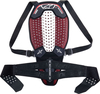 Alpinestars Nucleon Plasma,  back protector level-2,  color: Black/White/Red,  size: L
