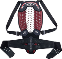 Alpinestars Nucleon Plasma,  back protector level-2,  color: Black/White/Red,  size: M