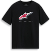 Alpinestars Quicker CSF,  t-shirt,  color: Black/Red,  size: XXL