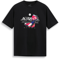 Alpinestars R Boot CSF,  t-shirt,  color: Black/White/Red,  size: XXL