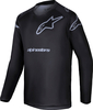 Alpinestars Racer Graphite,  jersey youth,  color: Black/Grey,  size: L