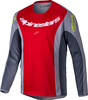 Alpinestars Racer Melt,  jersey youth,  color: Red/Grey/Neon-Yellow,  size: S
