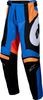 Alpinestars Racer Melt,  textile pants youth,  color: Blue/Orange/Black,  size: 28