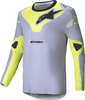 Alpinestars Racer Veil,  jersey,  color: Grey/Neon-Yellow/Black,  size: L