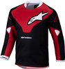Alpinestars Racer Veil,  jersey kids,  color: Black/Red/White,  size: XS