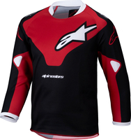Alpinestars Racer Veil,  jersey kids,  color: Black/Red/White,  size: XXS