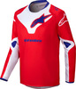 Alpinestars Racer Veil,  jersey youth,  color: Red/White/Blue,  size: L