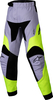 Alpinestars Racer Veil,  textile pants kids,  color: Grey/Neon-Yellow/Black,  size: 20