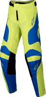 Alpinestars Racer Veil,  textile pants youth,  color: Neon-Yellow/Blue,  size: 26