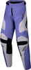 Alpinestars Racer Veil,  textile pants youth,  color: Purple/White/Black,  size: 28