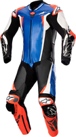 Alpinestars Racing Absolute V2,  leather suit 1pcs.,  color: Blue/Black/White/Neon-Red,  size: 52