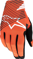 Alpinestars Radar Pro,  gloves,  color: Orange/Black/White,  size: M