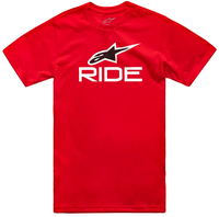Alpinestars Ride 4.0 CSF,  t-shirt,  color: Red/White/Black,  size: L