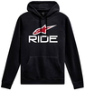 Alpinestars Ride 4.0,  hoodie,  color: Black/White/Red,  size: XXL