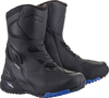 Alpinestars RT-8,  short boots Gore-Tex,  color: Black/Blue,  size: 38 EU