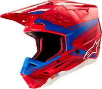 Alpinestars S-M5 Action 2,  motocross helmet,  color: Red/Blue/White,  size: S