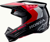 Alpinestars S-M5 Honda,  motocross helmet,  color: Black/Red/White,  size: XS